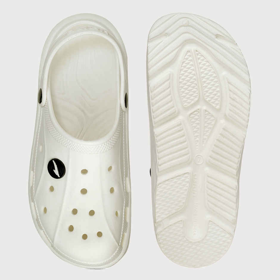 Asian Agc-14 Men Clogs Off White (Size-9)