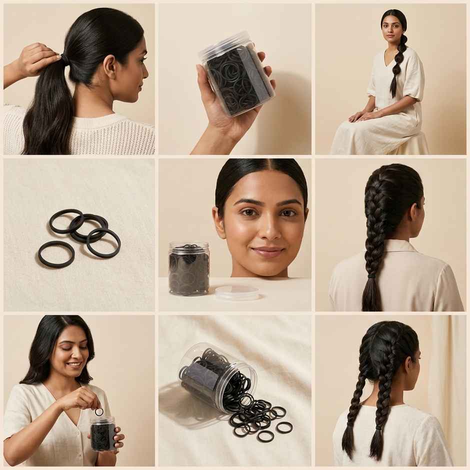 Multibrite Small Elastic Hair Ties | Black
