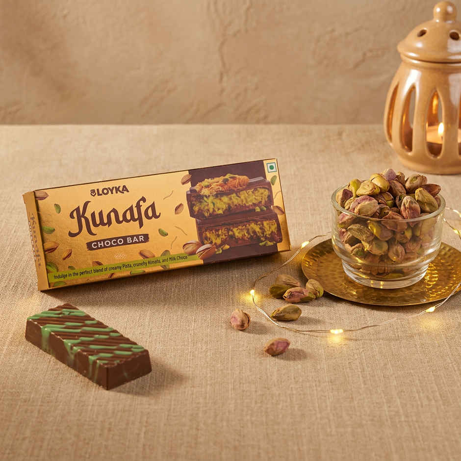 Loyka Dubai Kunafa Pistachio Milk Choco Bar
