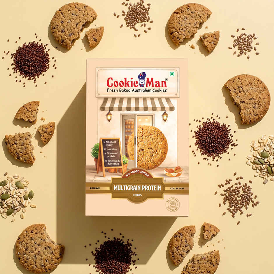 CookieMan Premium Multigrain Protein Cookies Biscuits