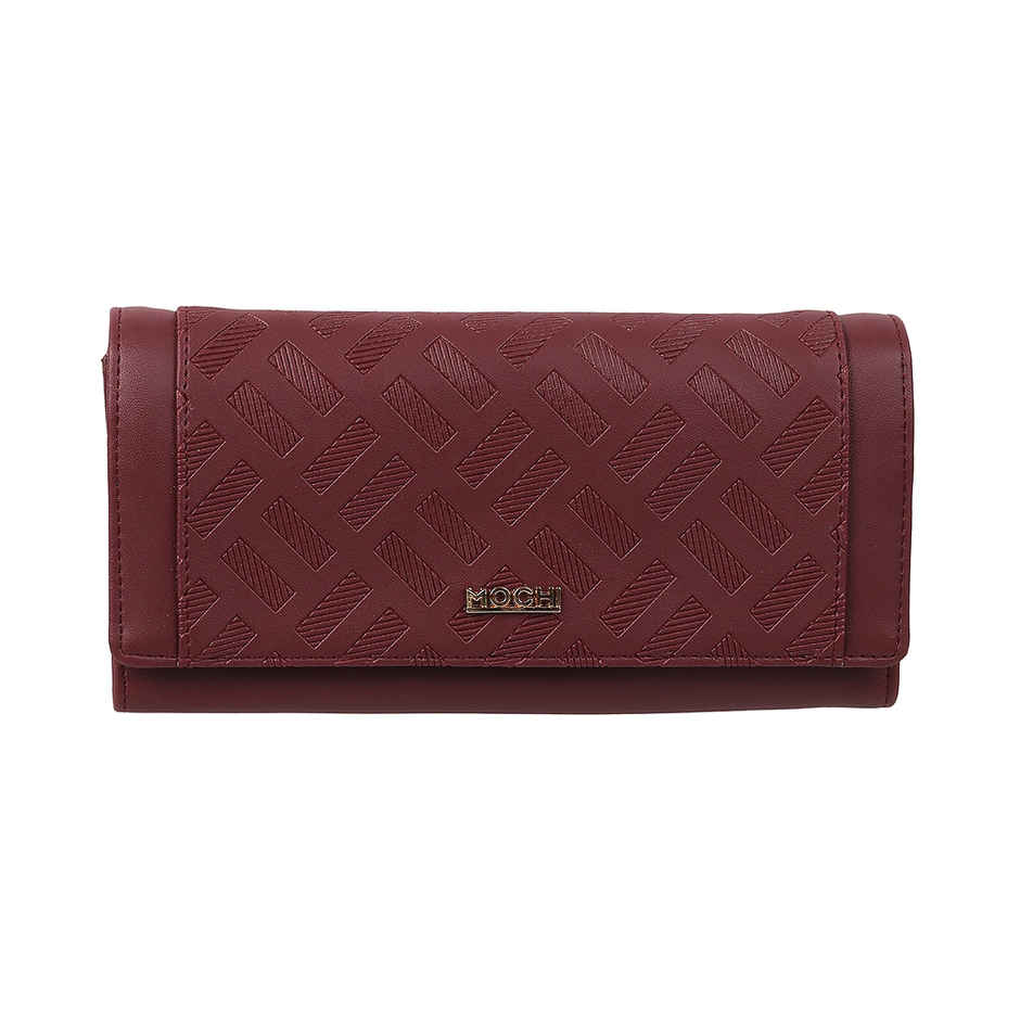 Mochi Maron Synthetic Wallet for Women | 95-7698-44