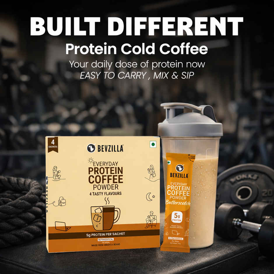 Bevzilla Everyday Protein Coffee Powder Sachets