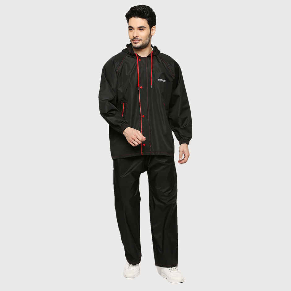 Citizen Raincoat Tapping Series (Rubberized) -XXL Black