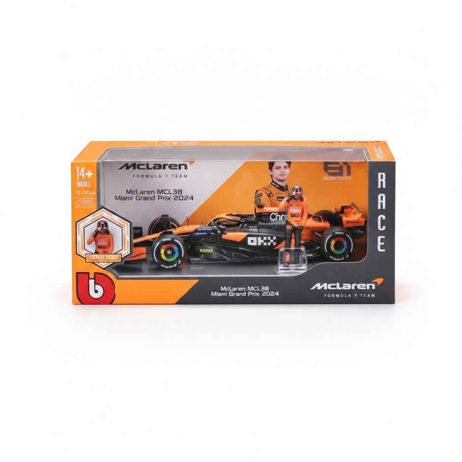 Bburago Licensed 1:24 Model F1 Mclaren MCL38 2004