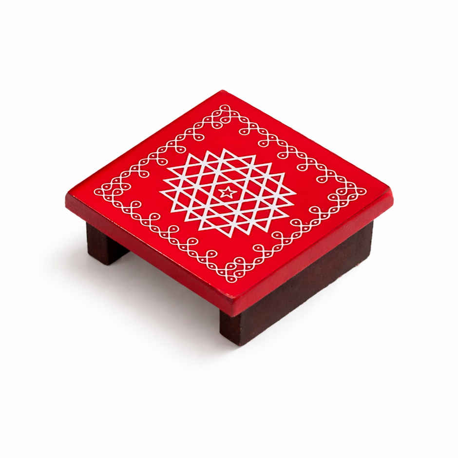 Printed Pooja Peeta | 3x3 inch | Svasti