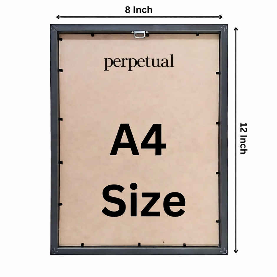 Perpetual A4 Photo Frame | Black
