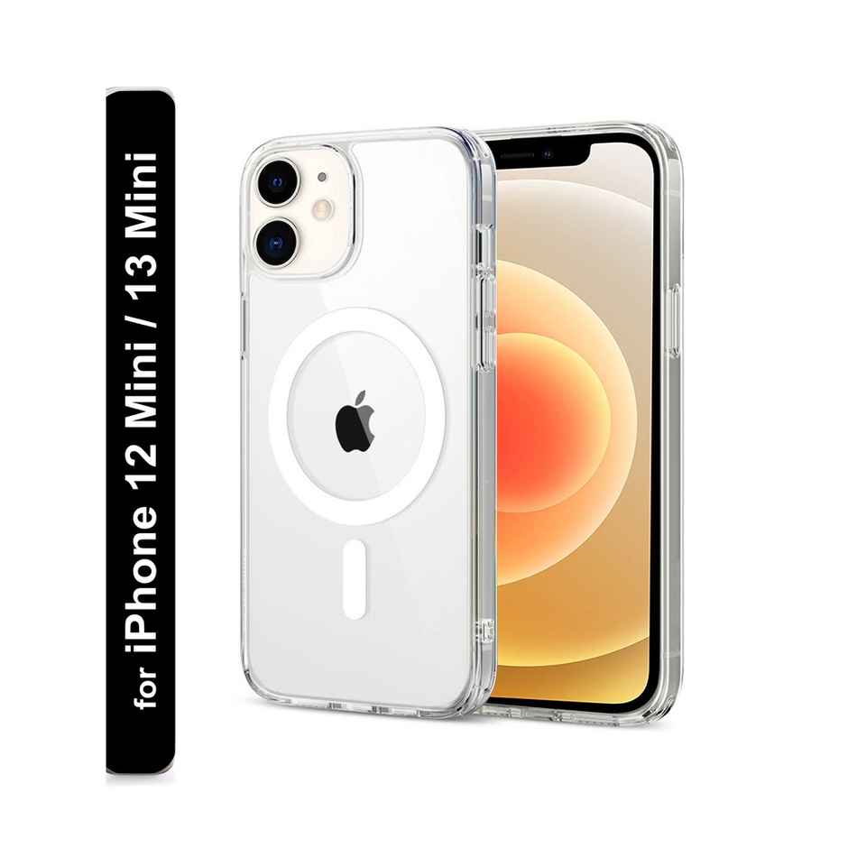 Zapcase Back Cover for Apple iPhone 12 Mini | Apple iPhone 13 Mini | MagSafe-Clear