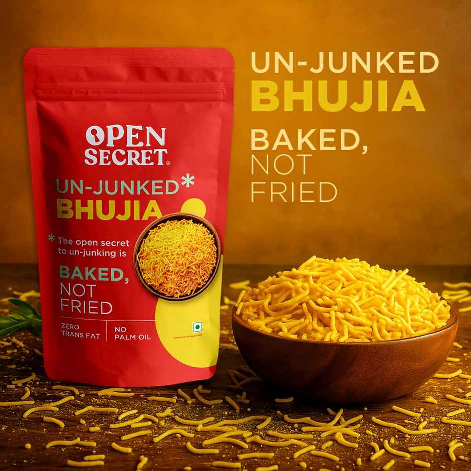 Open Secret Baked Bhujia | Not Fried, Healthy Snacking