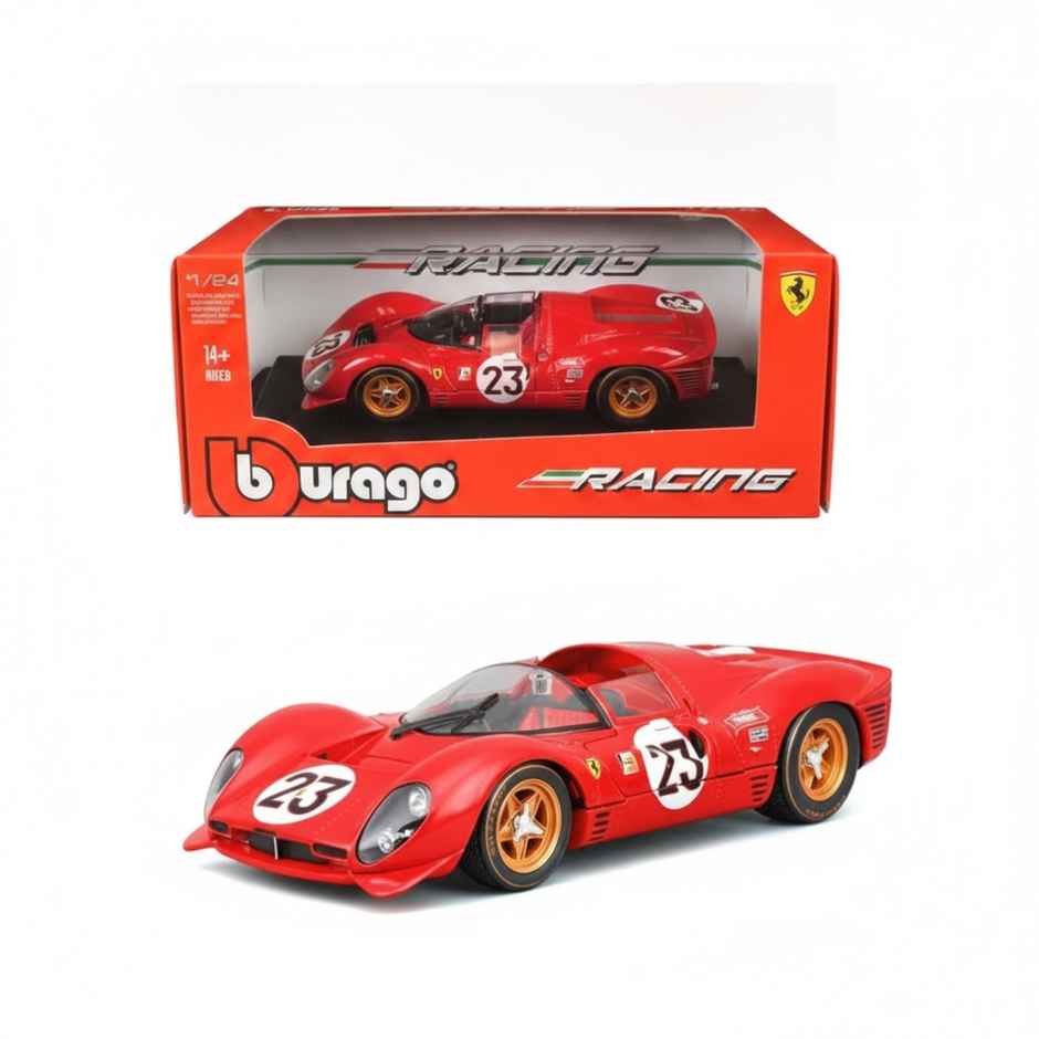 Bburago Licensed 1:24 Model 1967 Ferrari 330P4 Daytona