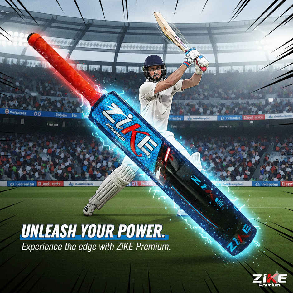 Zike Stout Plastic Cricket Bat | Full Size | Adult