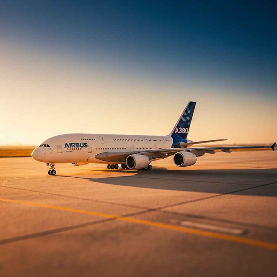 Majorette 1:64 AIRBUS A380-800 Die Cast Airplane