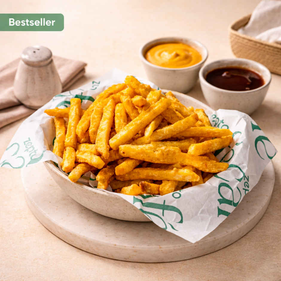 Hakuna Batata Burger & Classic French Fries & Strawberry Shake Combo