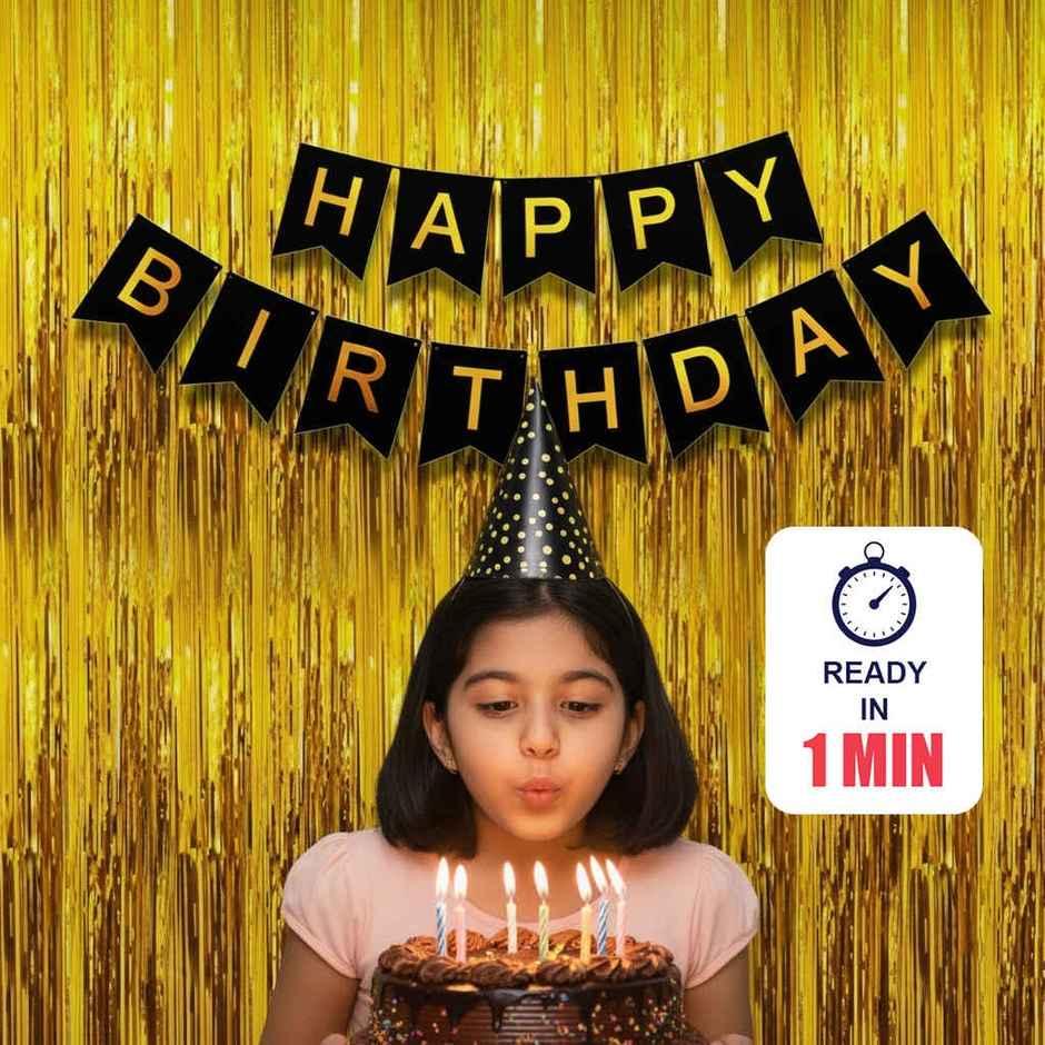 Quick Birthday Decoration Kit | Instant Decoration Quick Party Setup | Propcon