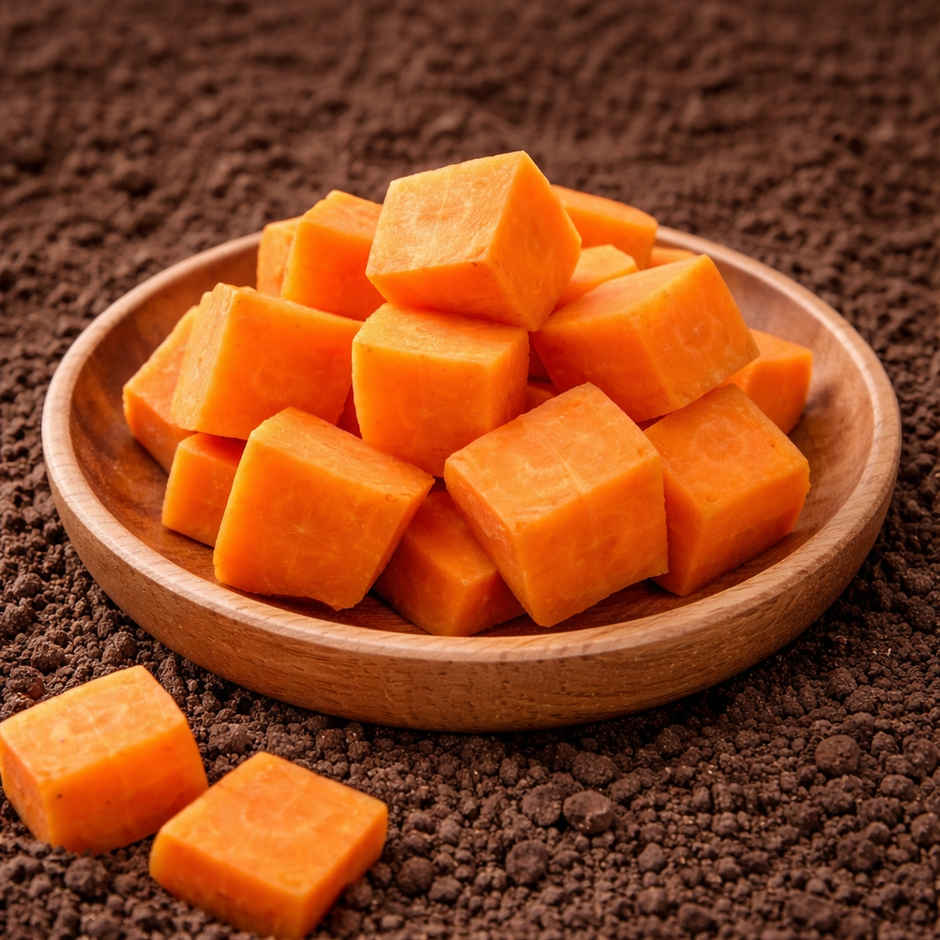 Organically Grown Carrot Cut