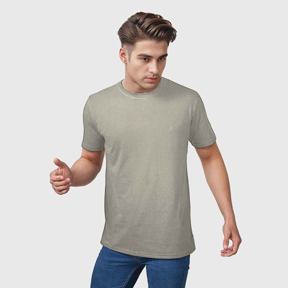 Lux Nitro Men's Round Neck T-shirt | Grey - XL