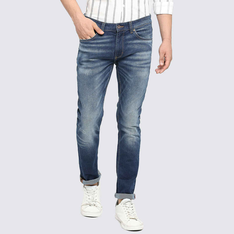 Spykar Men's Regular Fit Jeans | Rover | Dark Blue - 34