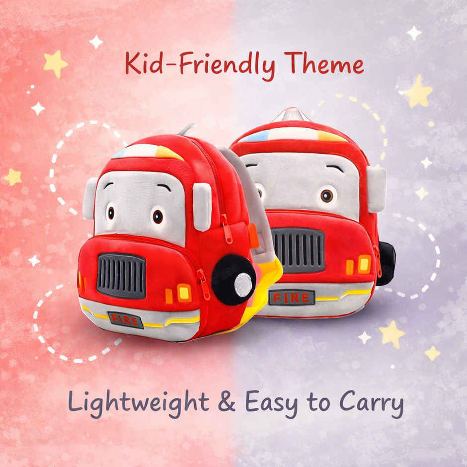 Kidara Fire Brigade Toddler Backpack Multicolor