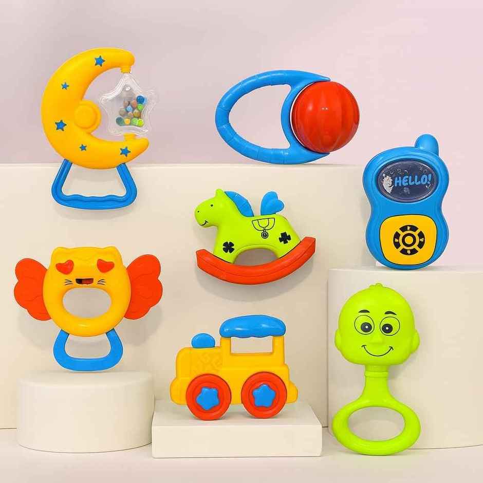 Storio My First Rattle Set | Newborn Baby Rattle Gift Pack