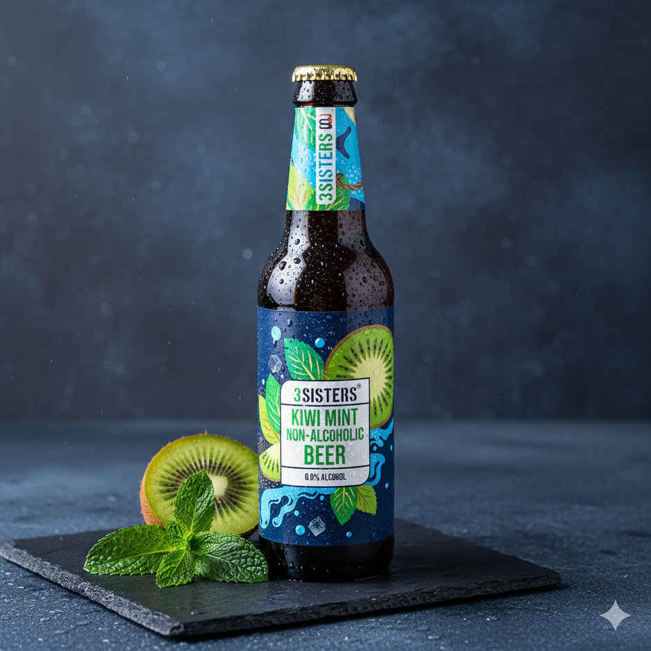 3 Sisters Kiwi and Mint Non Alcoholic Beer Combo 