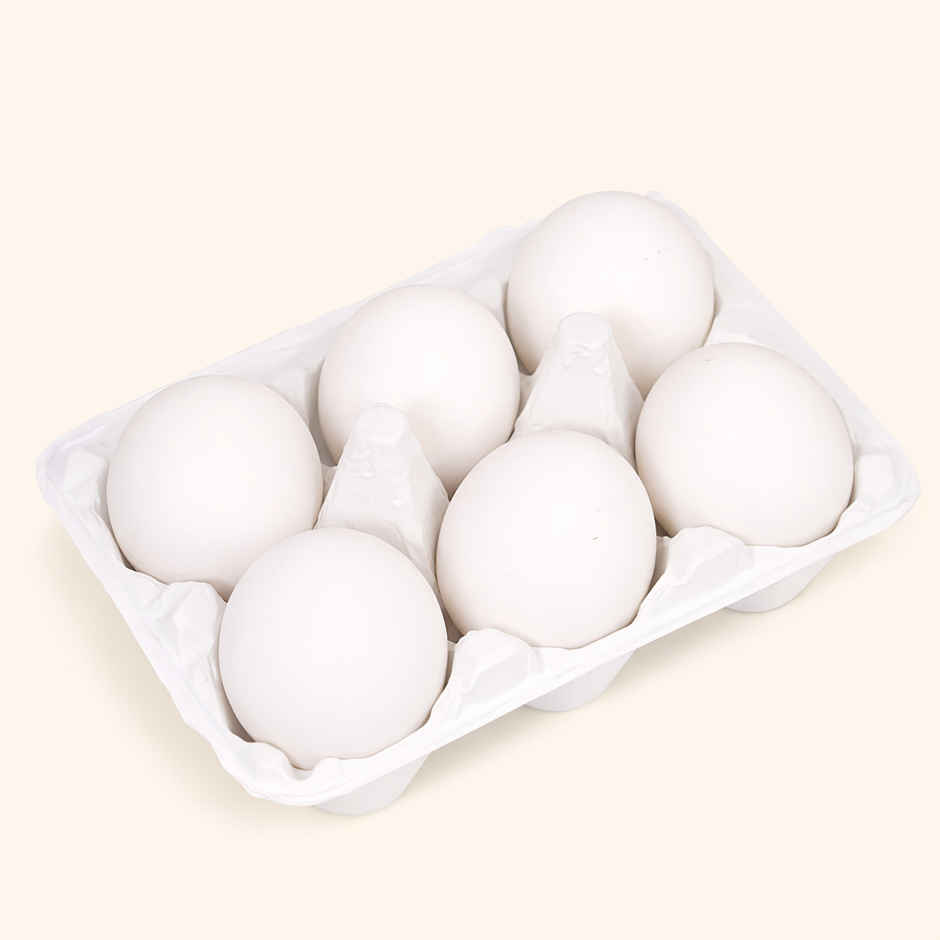 Fresh White Eggs