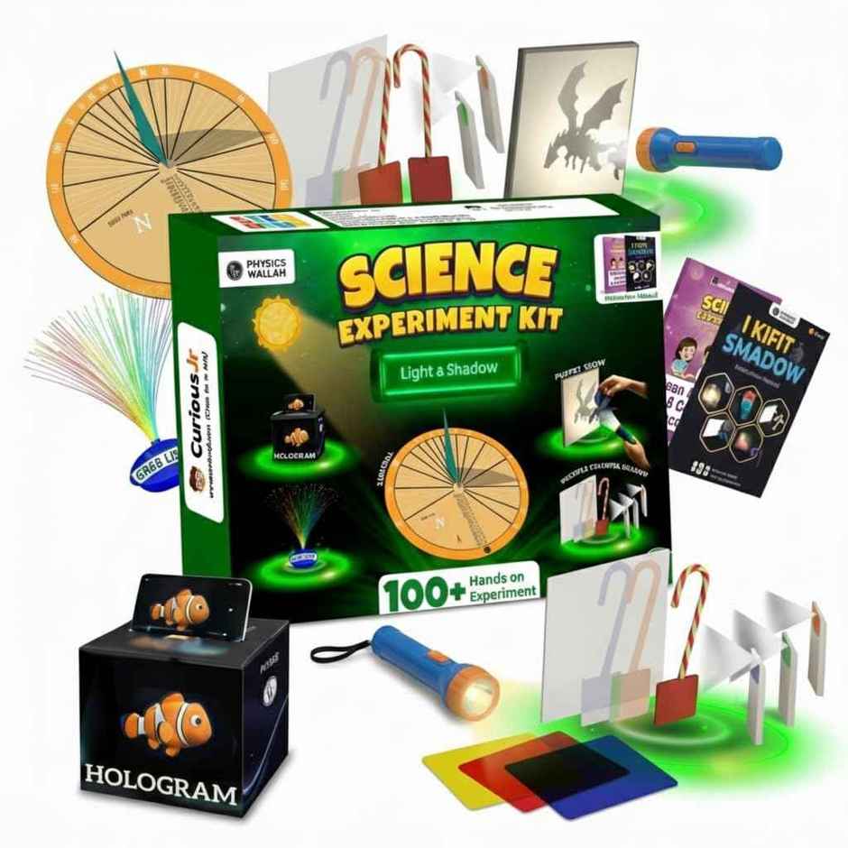 Physics Wallah Light Shadow & Optical Instrument Kit | Multicolor