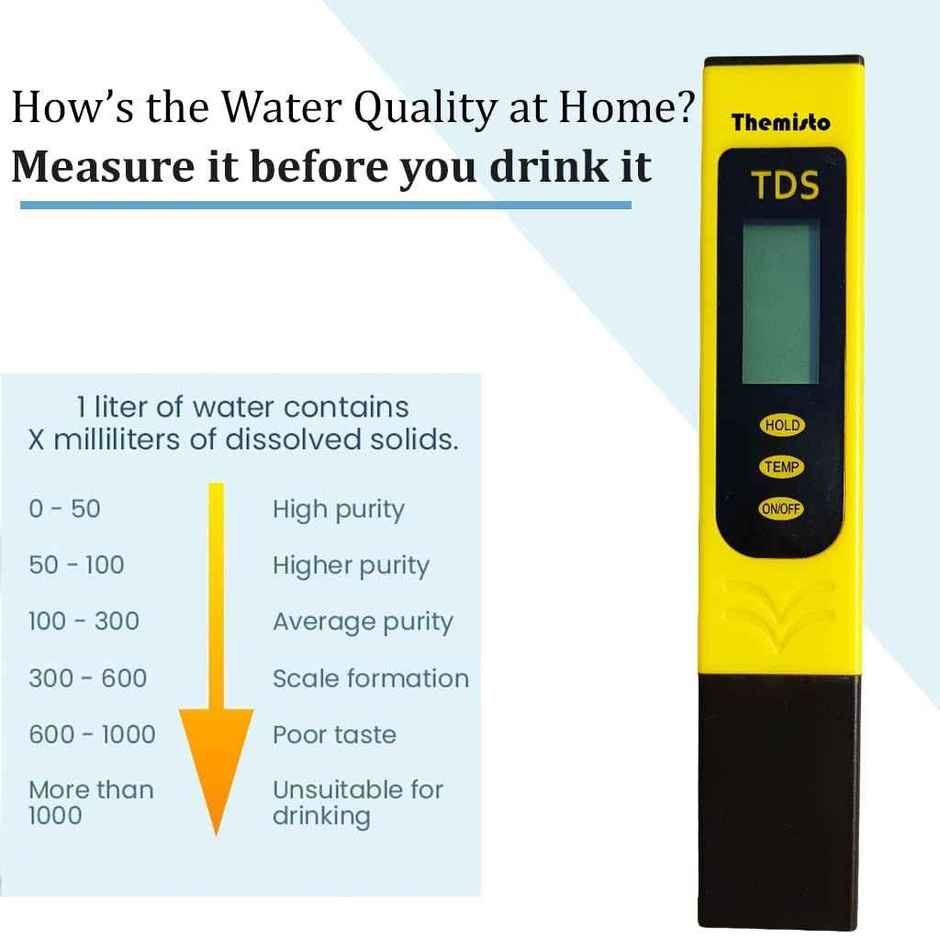 Themisto Tds-02 Tds Meter Yellow