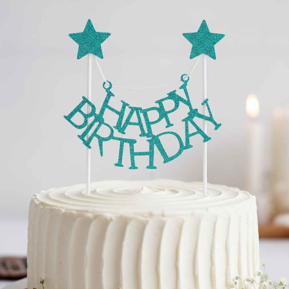 Happy Birthday Cake Topper | Cake Decor Accessory | Propcon
