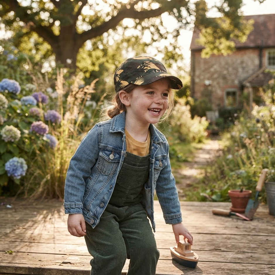 Comfortable Army-Style Cap for Kids | Sheen And Shine