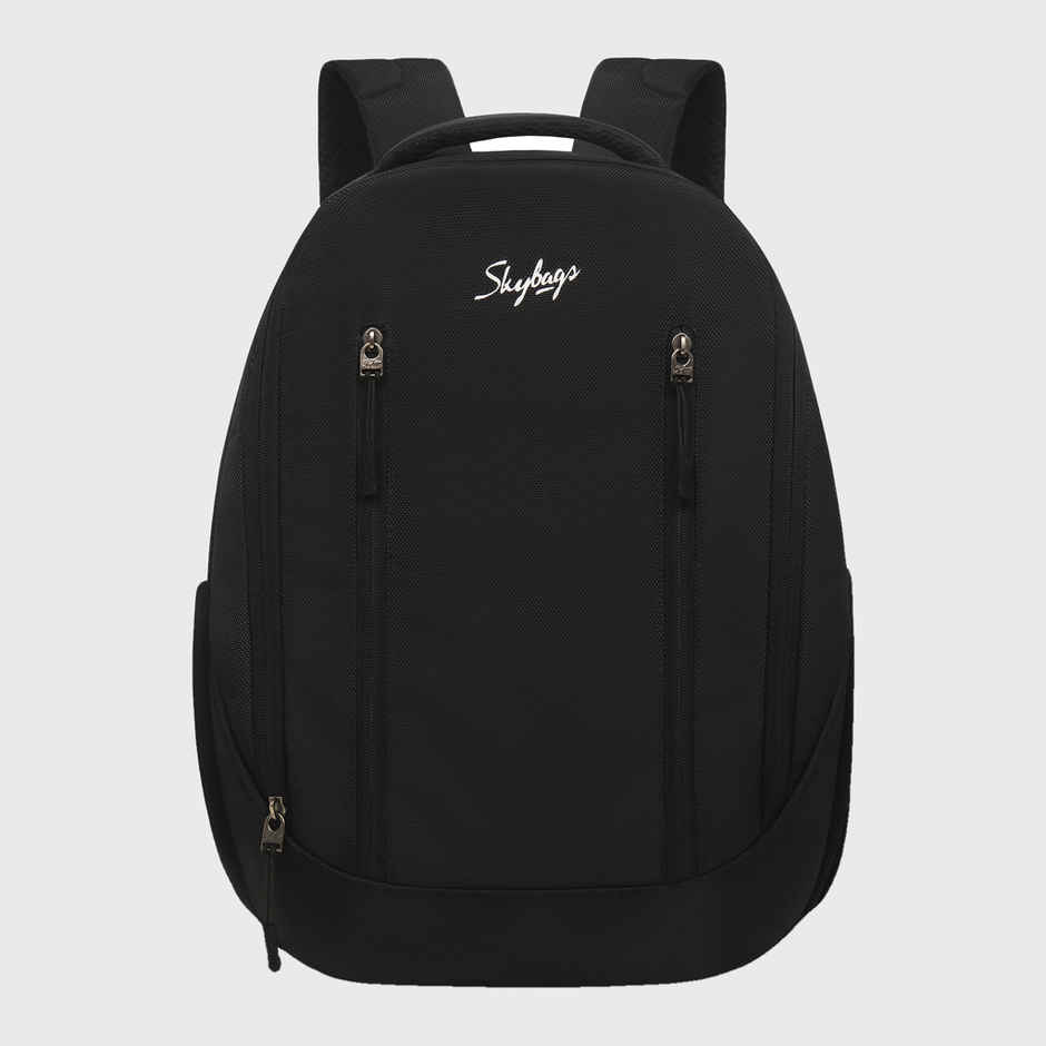 Skybags Unisex Solid Polyester 16 L Top Handle Laptop Backpack | Black - 15.6 Inches