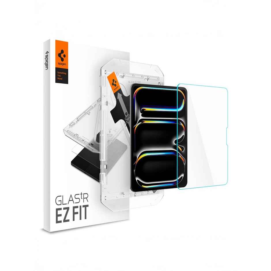 Spigen EZ Fit Tempered Glass Screen Guard Protector For Apple iPad Pro 11 inch (2024) - 1 Pack
