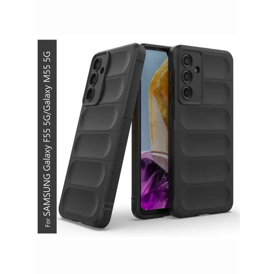 Kwine Case Samsung Galaxy F55 5G / Galaxy M55 5G Back Cover - Matte Finish Silicone Case