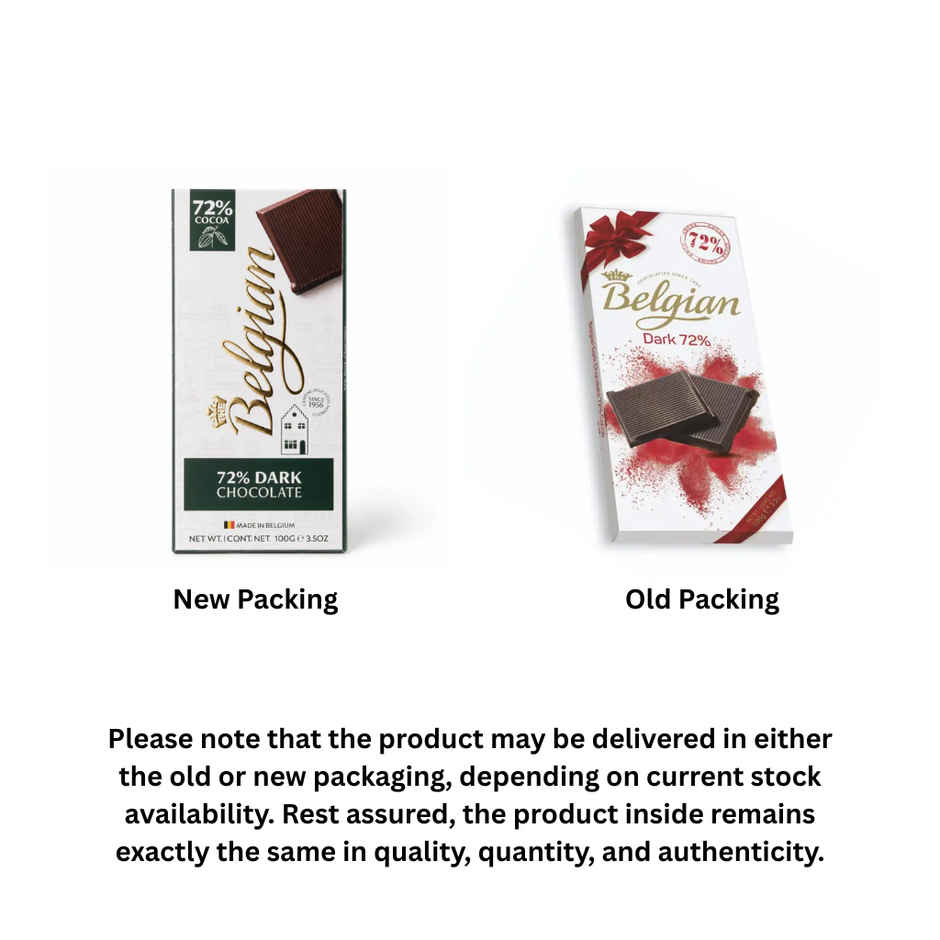 The Belgian Bar Dark Chocolate 72%