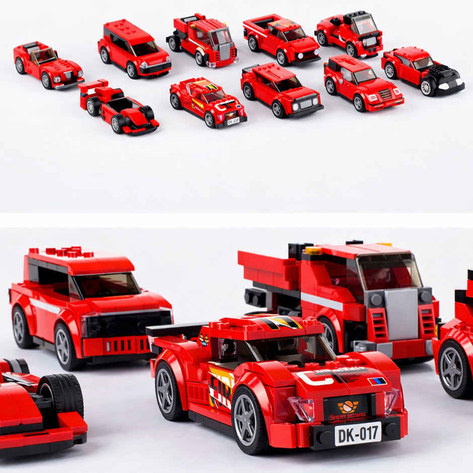 Fablue 23 in 1 Supe Car Architect Building Blocks Toy Set for Kids