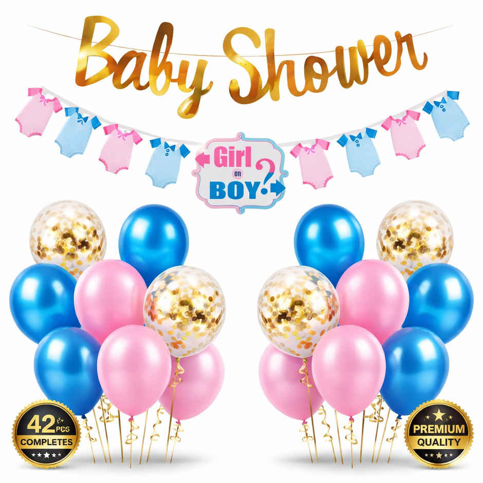 Baby Shower Decoration Kit for Mom To Be Party with Banners & Balloons | BeyondLuv