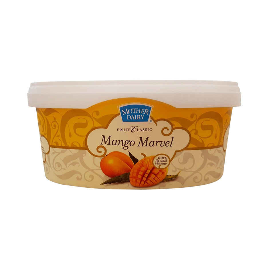 Mother Dairy Mango Marvel Ice Cream Tub