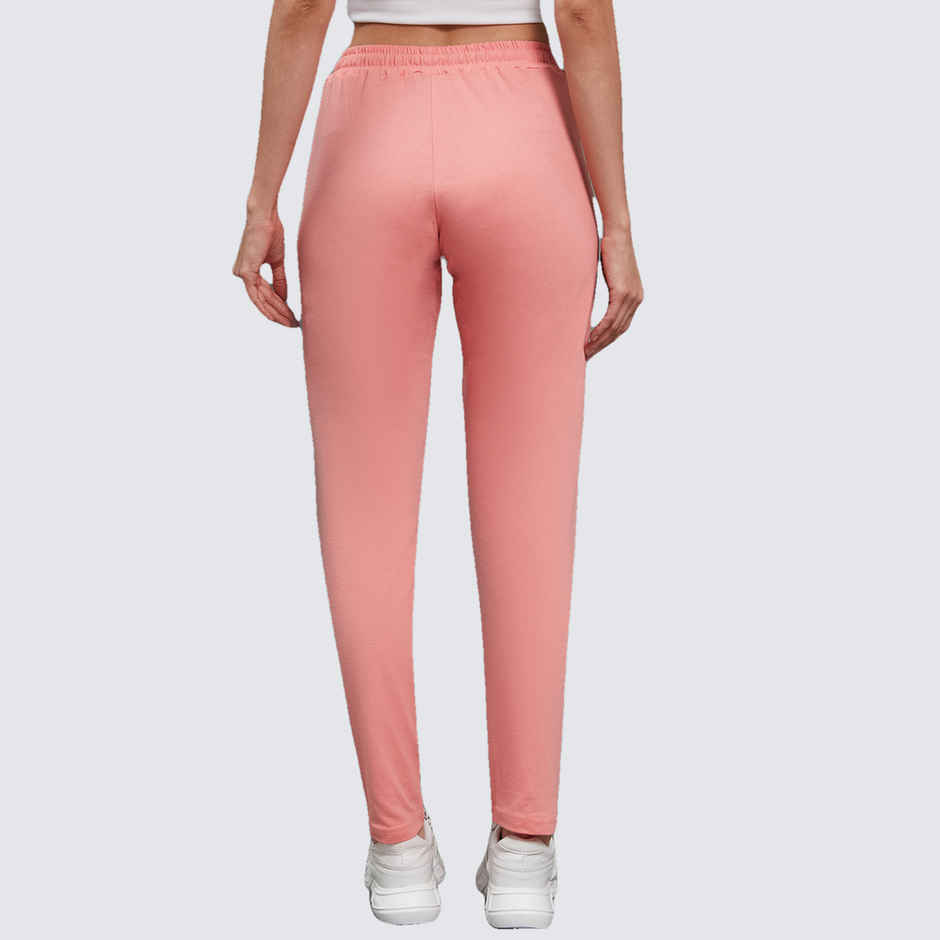 Blinkin Women's Cotton Striped Pyjamas & Track Pants with Side Pockets | Pink - M