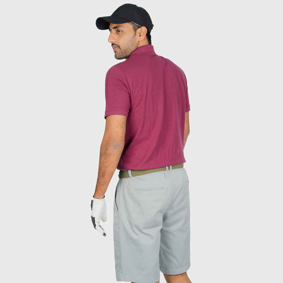 Decathon | Inesis Men's Cotton Golf T-shirt | Pink - S