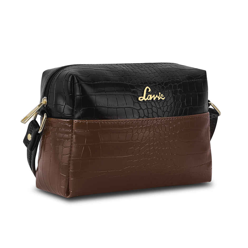 Lavie Women's Tina Cross Body Sling Bag | Ladies Purse Handbag | Brown