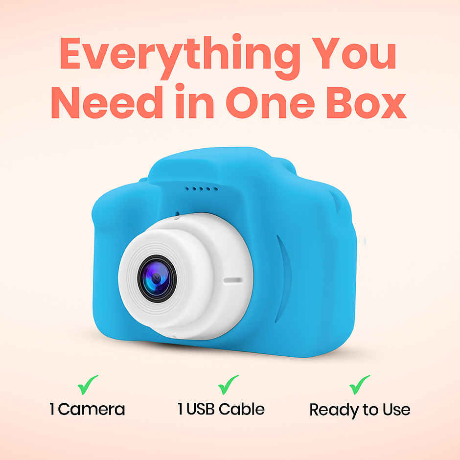 Kidara Digital Toy Camera for Kids Blue