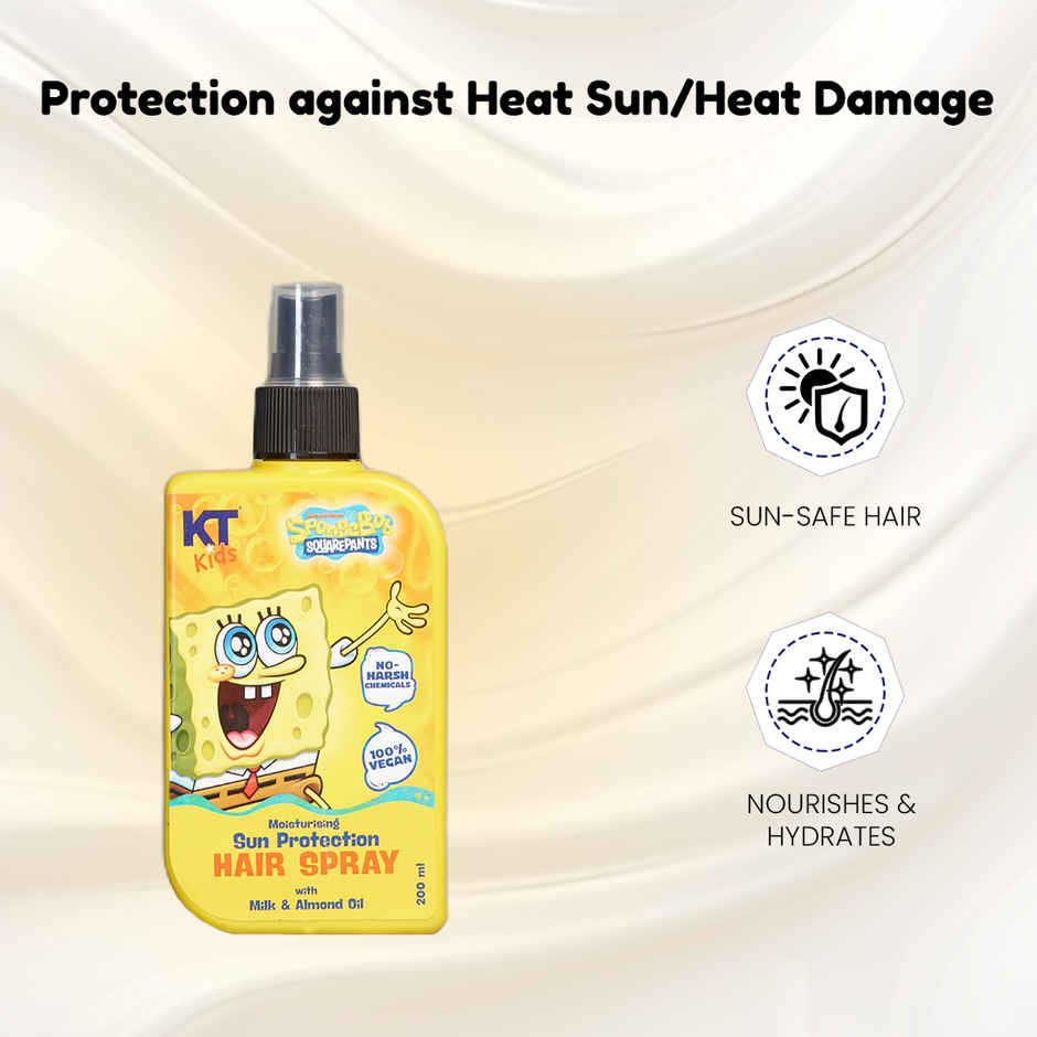 Moisturizing Sun Protection Hair Spray Milk and Almond Oil