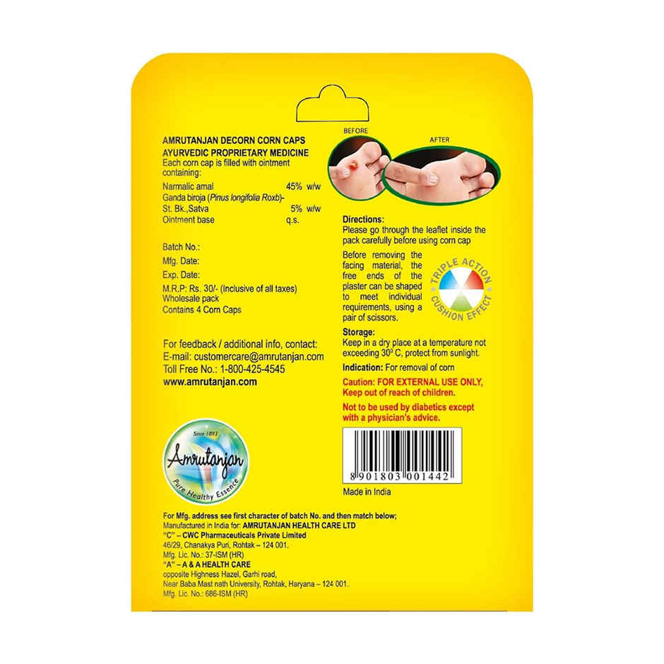 Amrutanjan Decorn Corn Caps