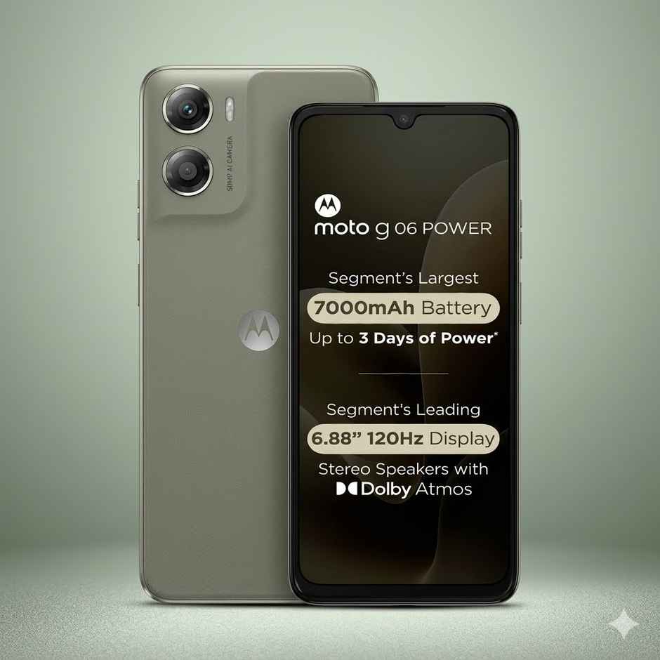 Motorola g06 Power 4GB RAM | 64GB Storage | Pantone Laurel Oak