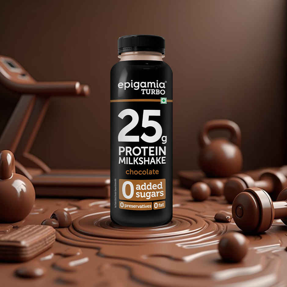 Epigamia Turbo Chocolate Protein Milkshake