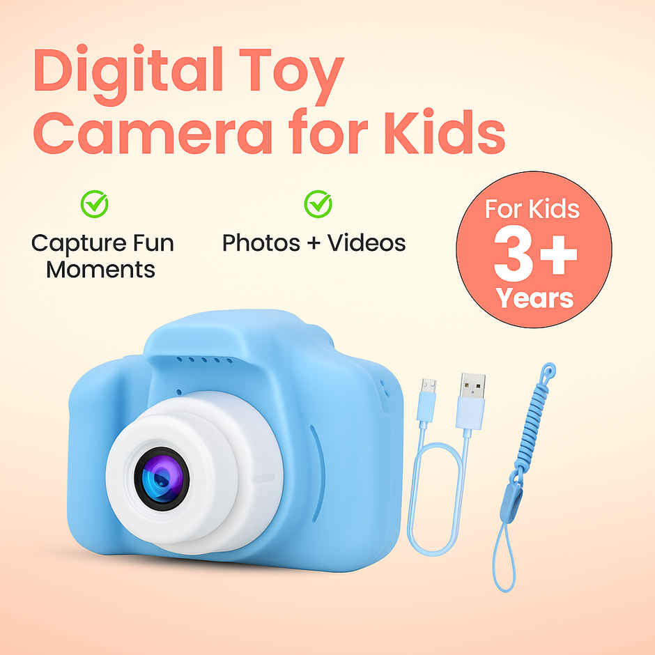 Kidara Digital Toy Camera for Kids Blue