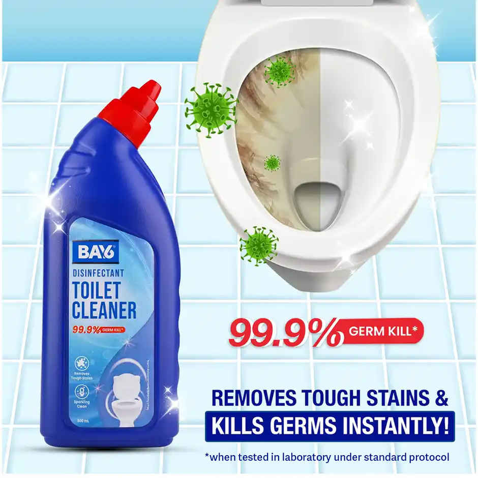 BAY6 Disinfectant Toilet Cleaner Sparkling Clean | Combo