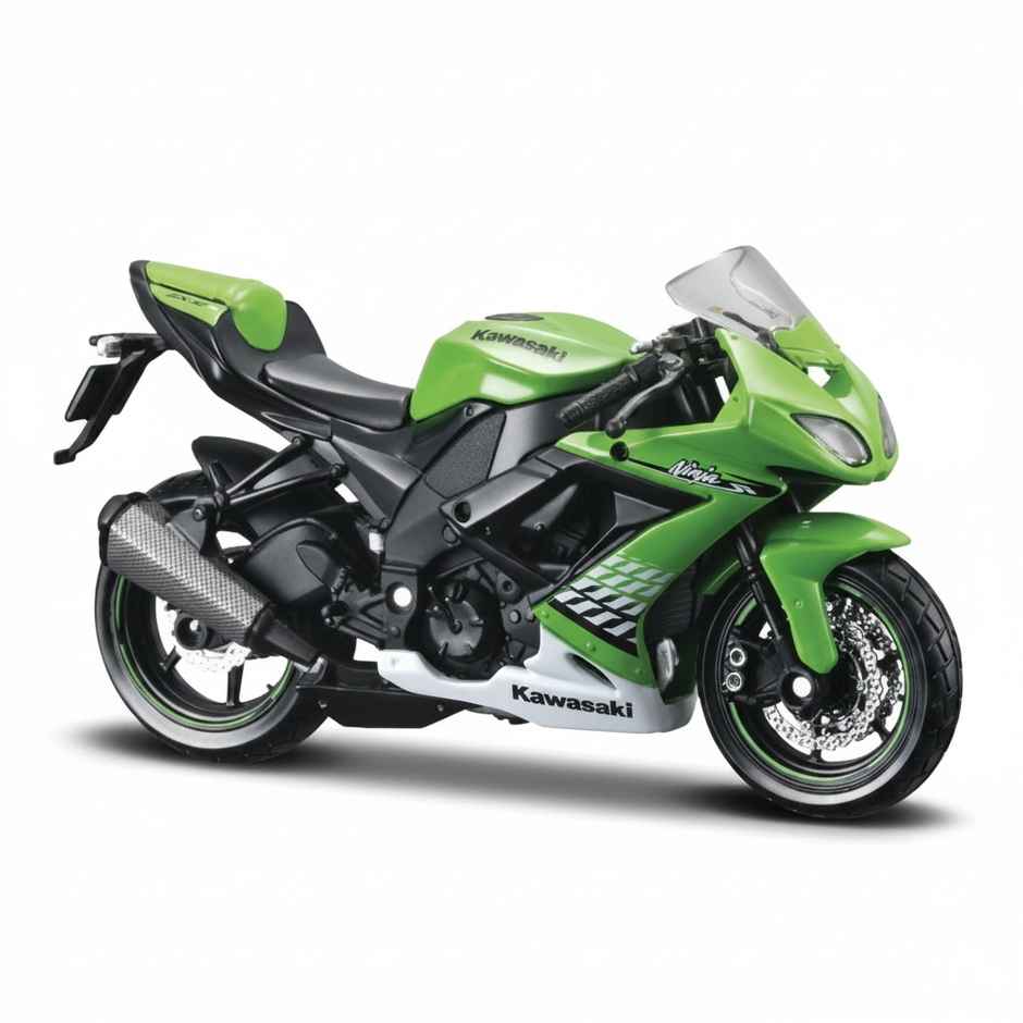 Maisto Licensed 1:18 Kawasaki Ninja Zx 10R Bike
