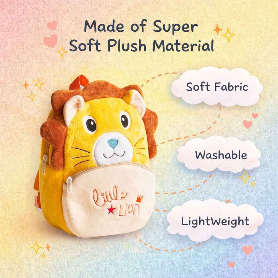 Kidara Little Lion Toddler Backpack Multicolor