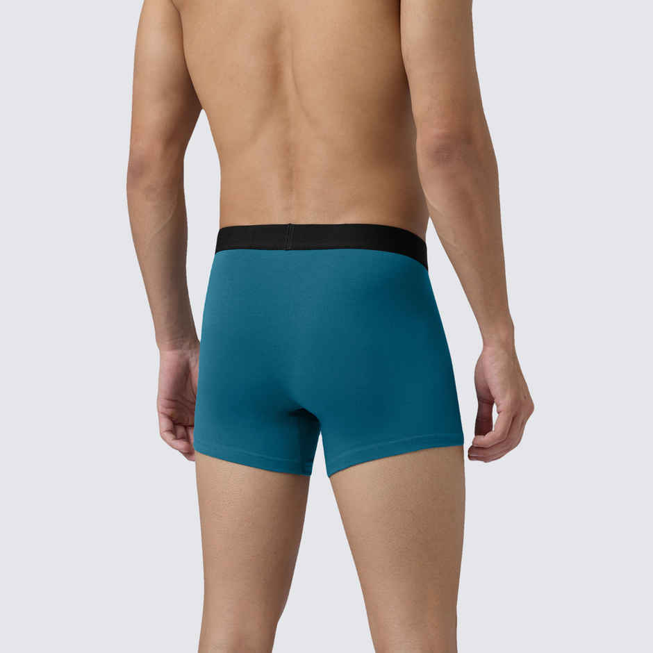 XYXX Men's Aero Cotton Solid Trunks Pack of 1, Green Emerald| XL