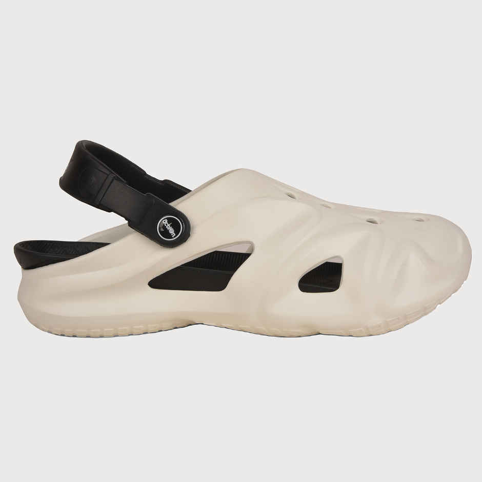 Action Men's Ontc-21 Ultra Lightweight Clogs | Trendy Colors | White and Black - UK 6