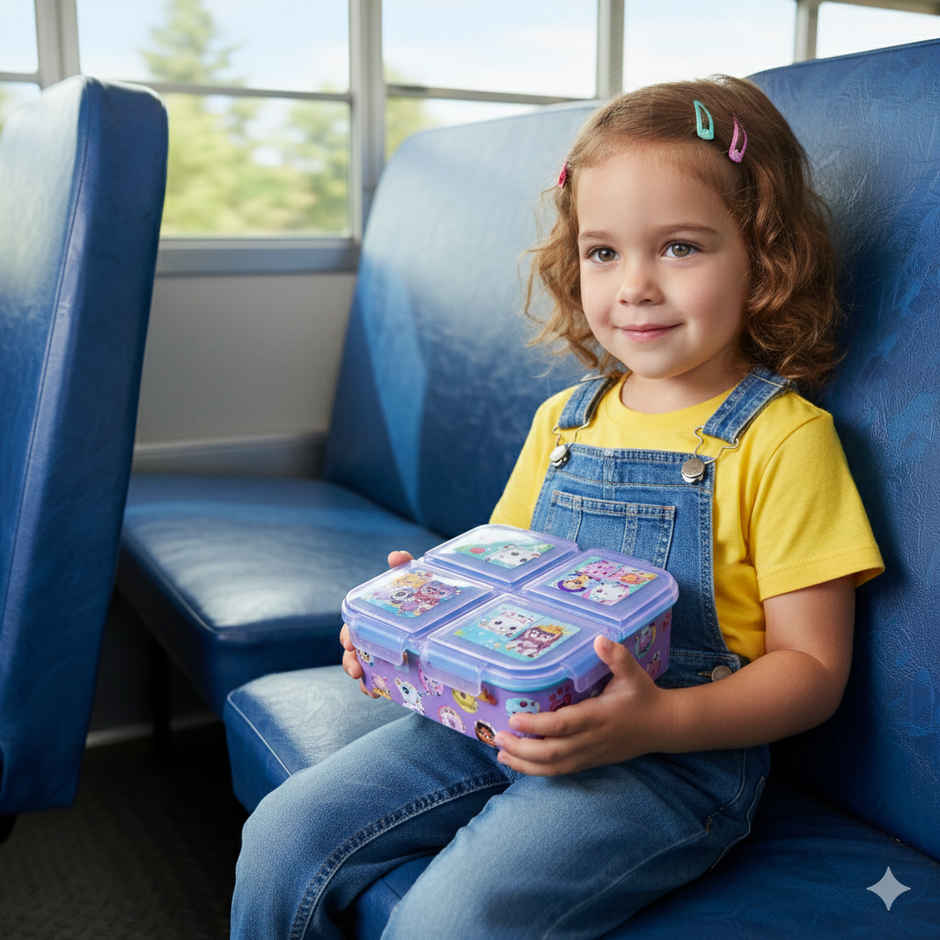 Striders Multi Compartment Rectangular Sandwich Box Gabby'S Dollhouse | XL